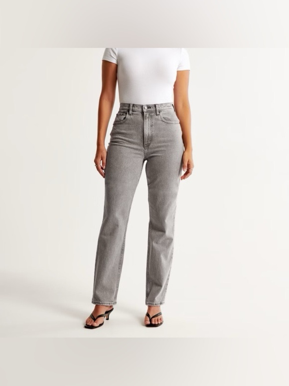 Abercrombie & Fitch curve love ‘90s Straight Ultra High Rise Jeans